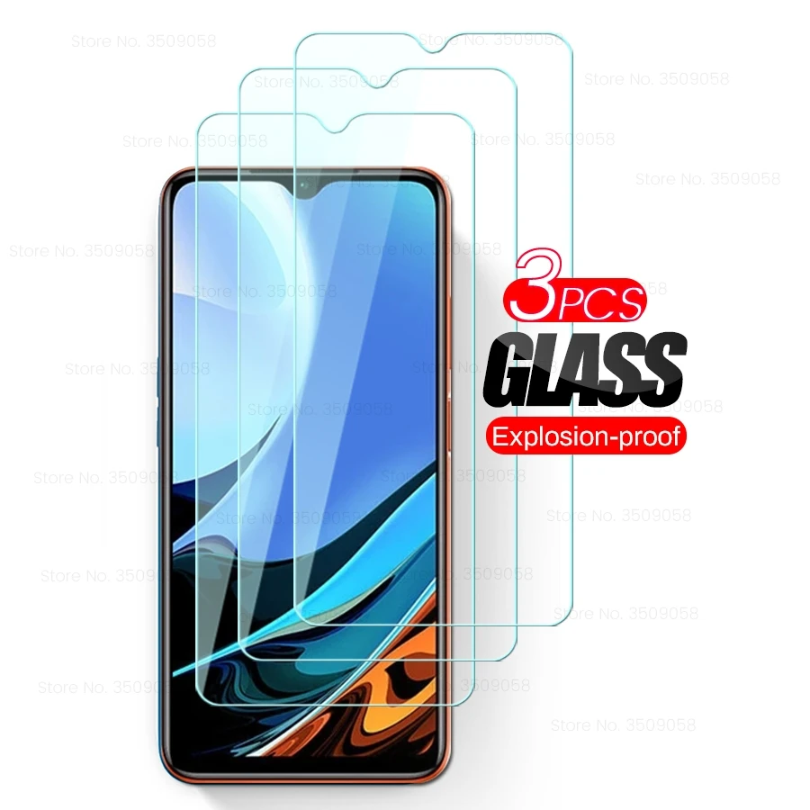 

3 шт. закаленное стекло для xiaomi redmi 9 t 9 t t9 6,53 ''защита экрана от царапин readmi redmi9t защитное стекло hd фронтальный фильм