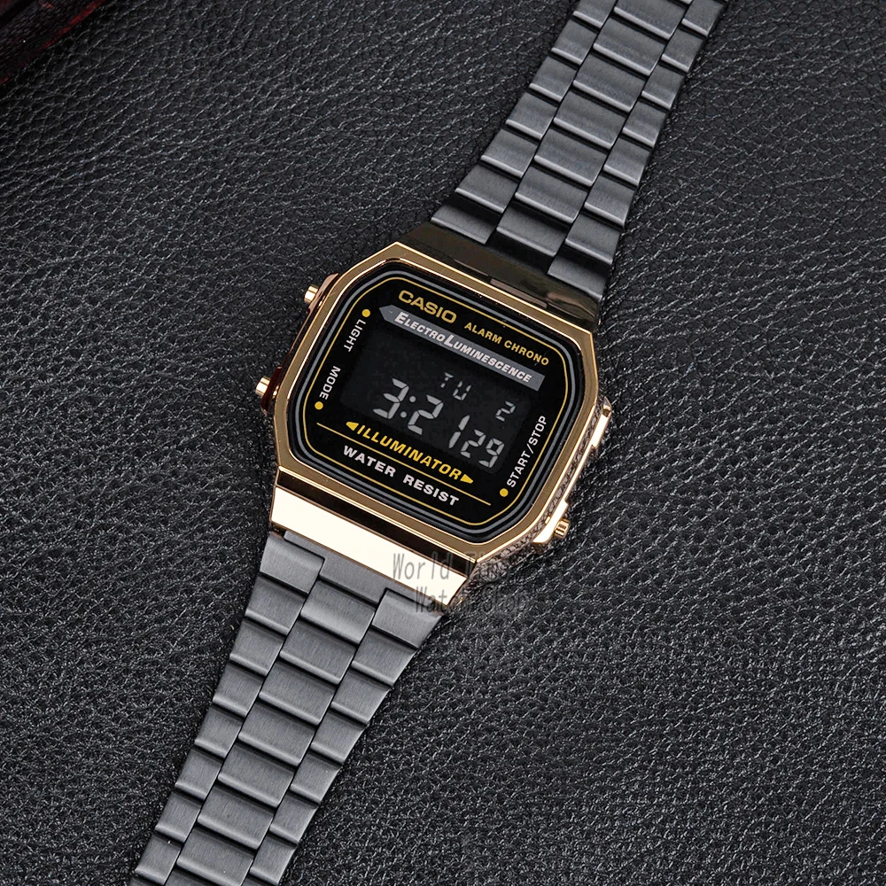 Дешево Casio часы золотые часы мужчины лучший бренд класса люкс LED цифровые водонепроницаемые кварцевые мужские часы спортивные военные наручные ча...