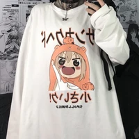 qweek harajuku kawaii anime t shirt japanese cute cartoon print manga white long sleeve t shirt women tee tops female 2021