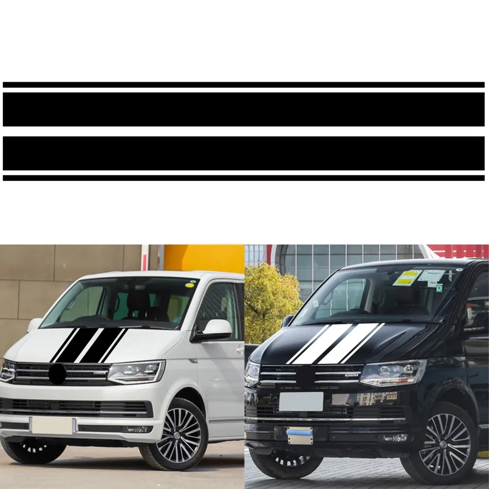 Спортивные Стикеры для капота автомобиля сделай сам моделирования VW T5 T6 походные