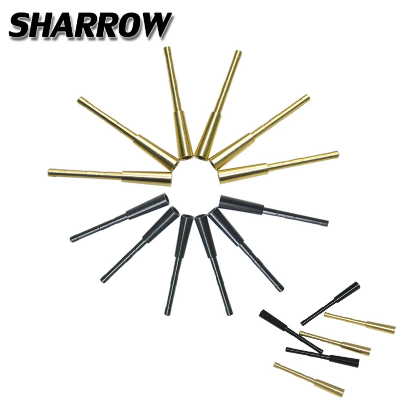 

10 Pcs 2 Colors Fit for ID 4.2mm Arrows Shaft Aluminum/Copper Archery Arrow Insert Connect Seat Hunting Shooting Accessories