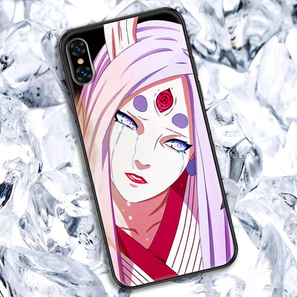 Чехол для телефона Ahegao INS ootuuki-Kaguya iphone 5 5S SE 2 6 6S 7 8 11 12 Mini Plus X XS XR Pro Max черный красивый