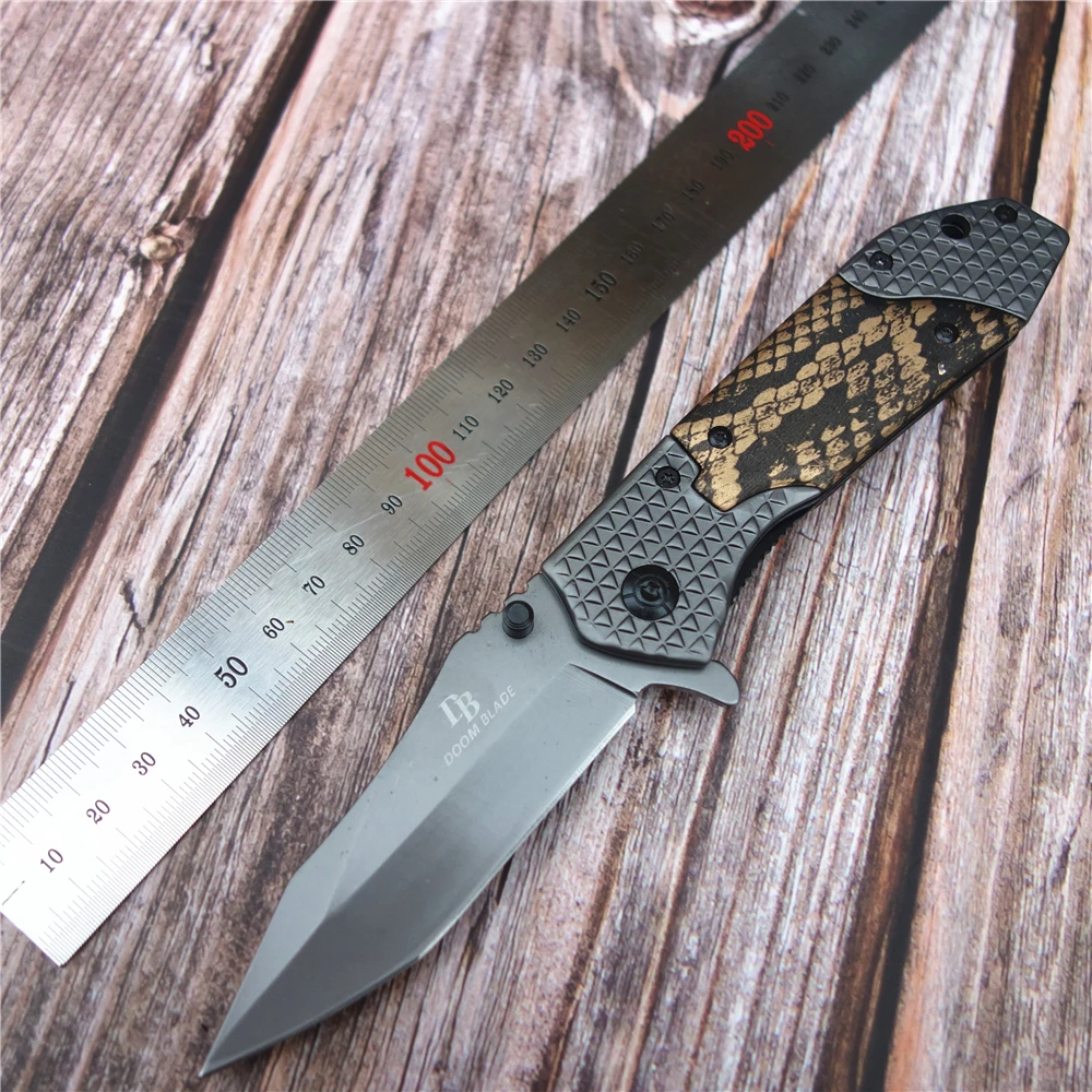 Карманный нож открытый тактический складной с лезвием спасательный инструмент