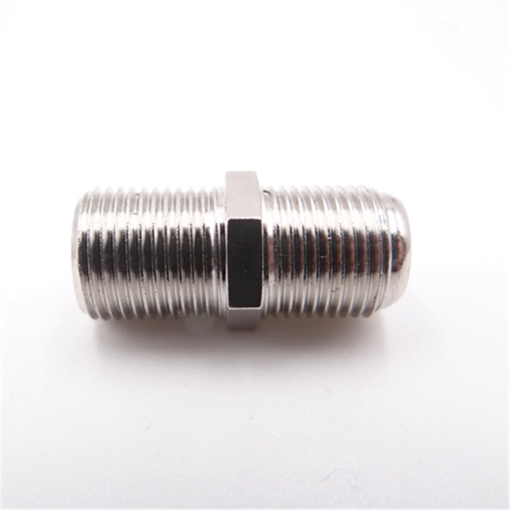 

10pcs Aluminum Alloy F Type Connector Satellite Cable F-F Coupler Joiner