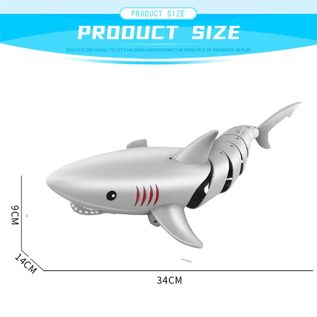 Новая модель акулы 2 4G RC игрушки лодка Акула с дистанционным управлением