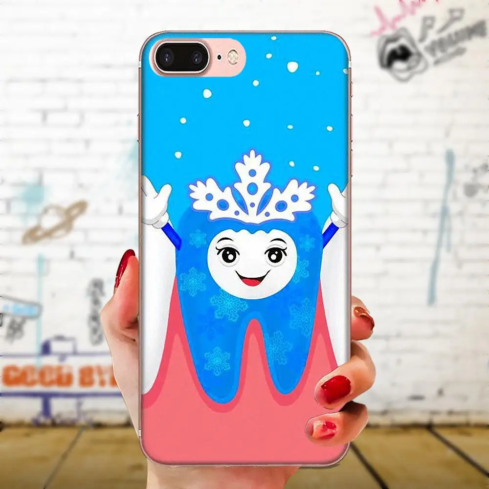 Cartoon Cute Teeth For Galaxy Alpha Note 10 Pro A10 A20 A20E A30 A40 A50 A60 A70 A80 A90 M10 M20 M30 M40 High Quality Soft Back | Мобильные