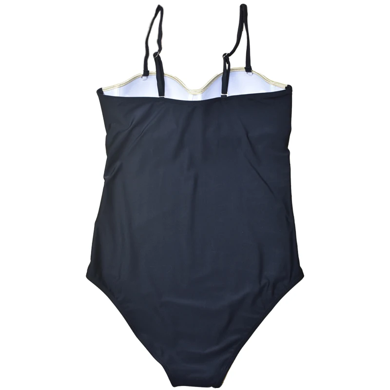 Пуш ап 2018 сексуальный цельный боди сетчатый черный купальник женский размера