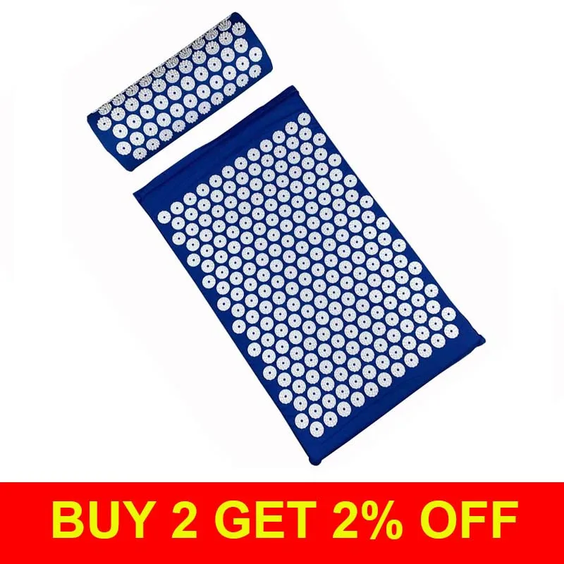 Массажная подушка для облегчения боли в спине массажный коврик акупунктуры с