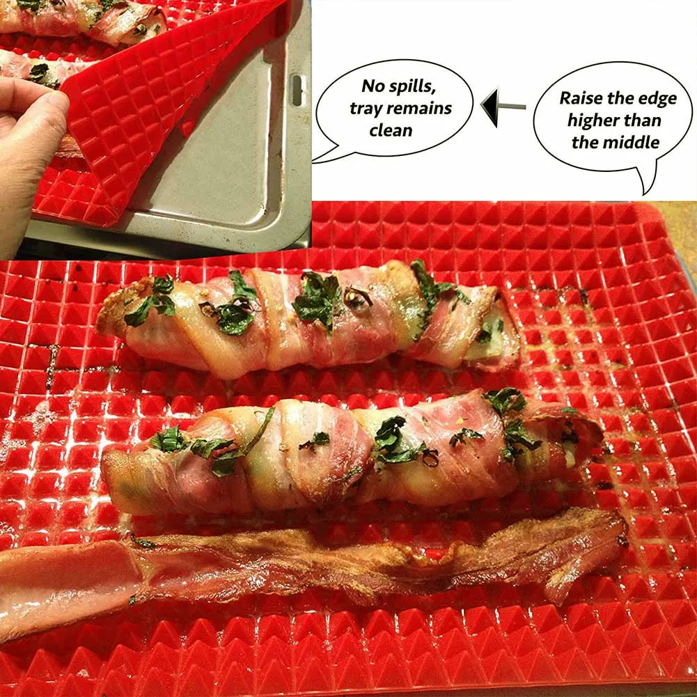 1 шт. Пирамида Форма силиконовый противень для выпечки Мат листов пиццы печенья