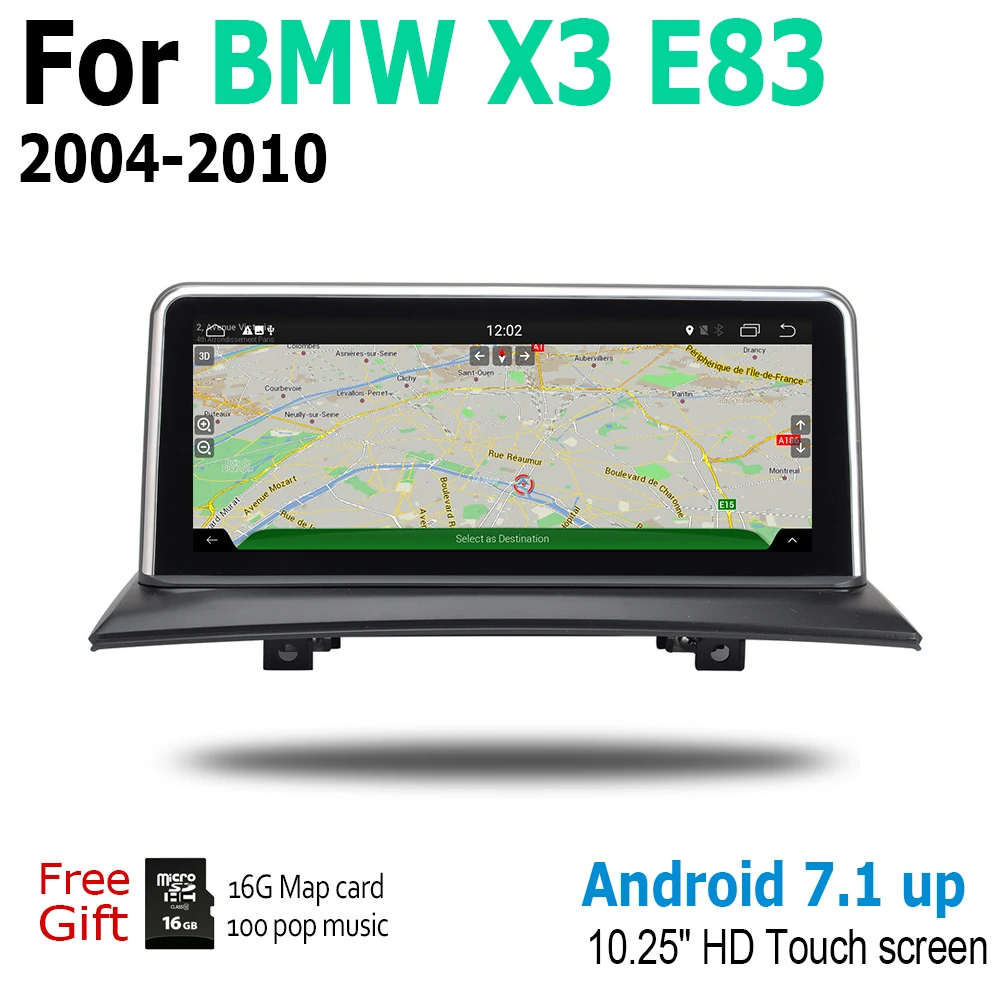 Автомобильный мультимедийный плеер с сенсорным экраном Android стерео дисплей