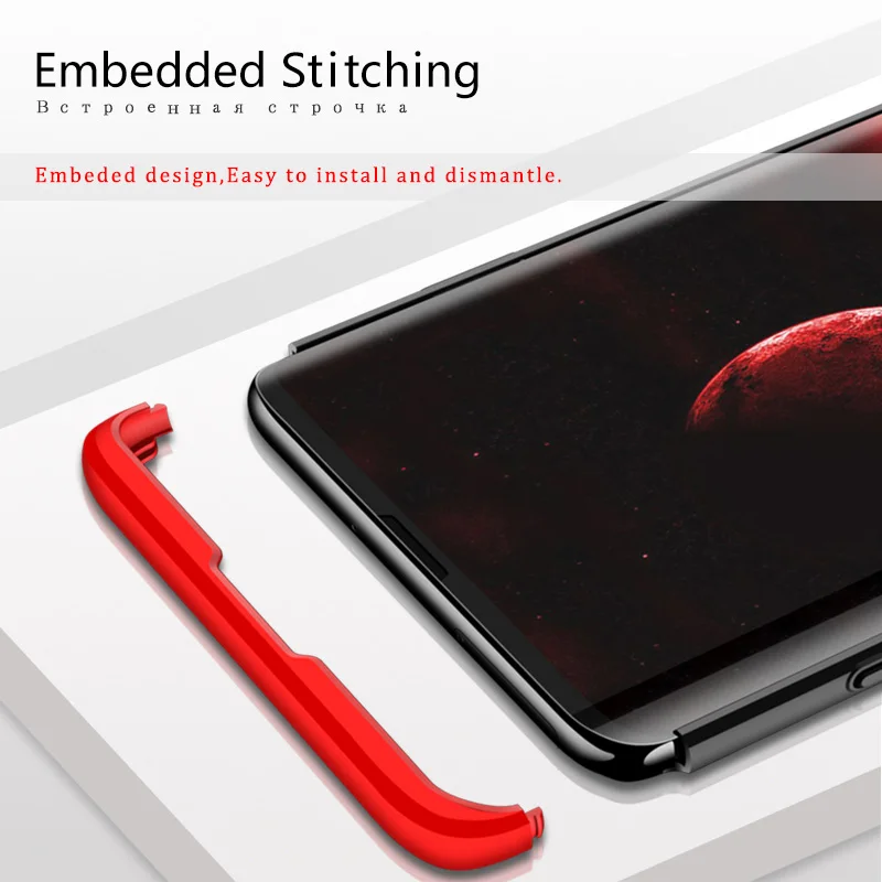 KEYSION 3in1 Case for Samsung Galaxy S10 5G Plus S10+ S10e S9 S8 Matte Hard PC Phone Cover Note 10 Pro 9 8 | Мобильные телефоны и