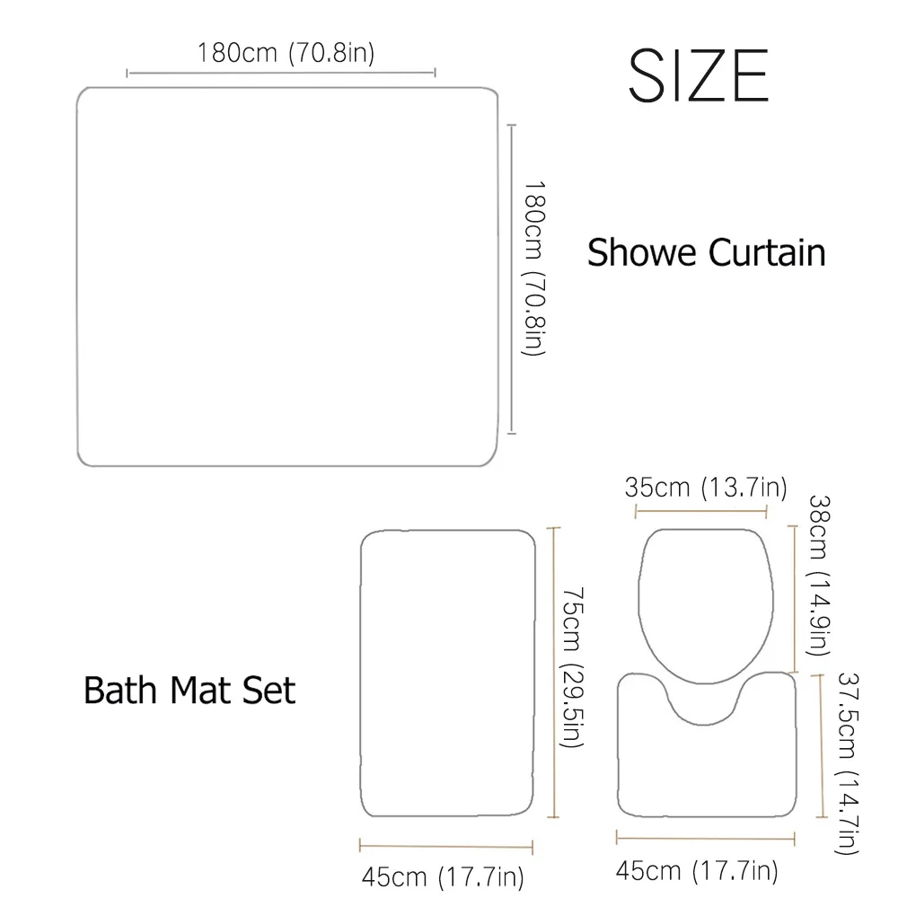 

2021 Christmas Shower Curtain Printed New Year Santa Claus Elk Snowman Waterproof Curtains Shower Bathroom Christmas Decor 2021