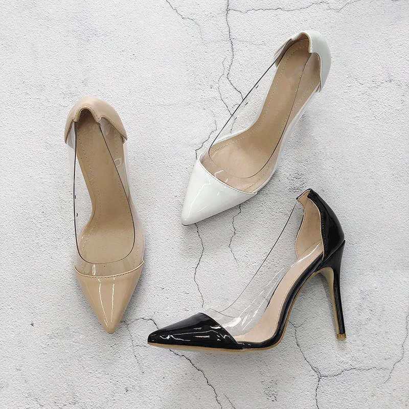 Европейские и американские сексуальные элегантные туфли на шпильке Новинка