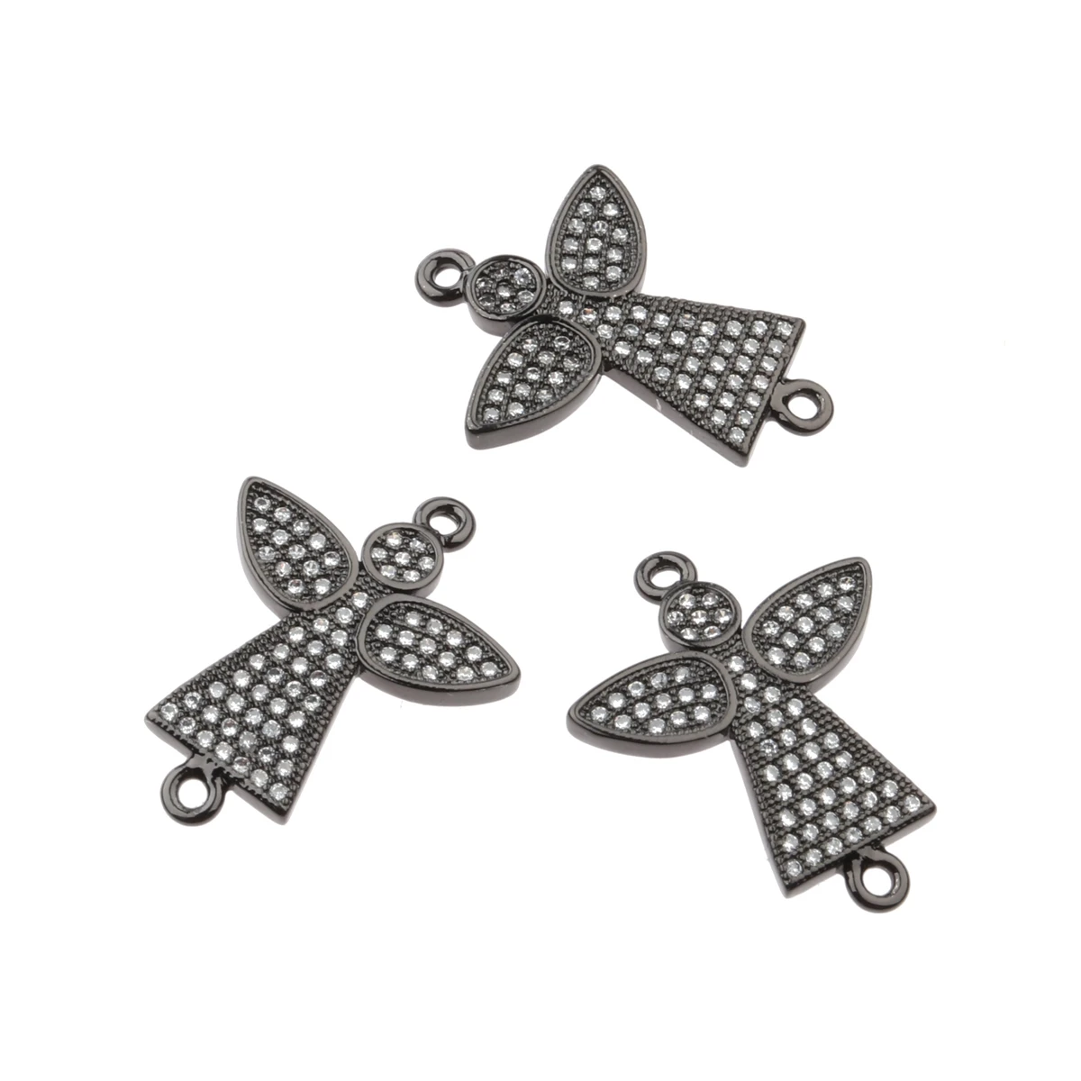 Модные бусины-разделители в виде ангела для изготовления ювелирных изделий