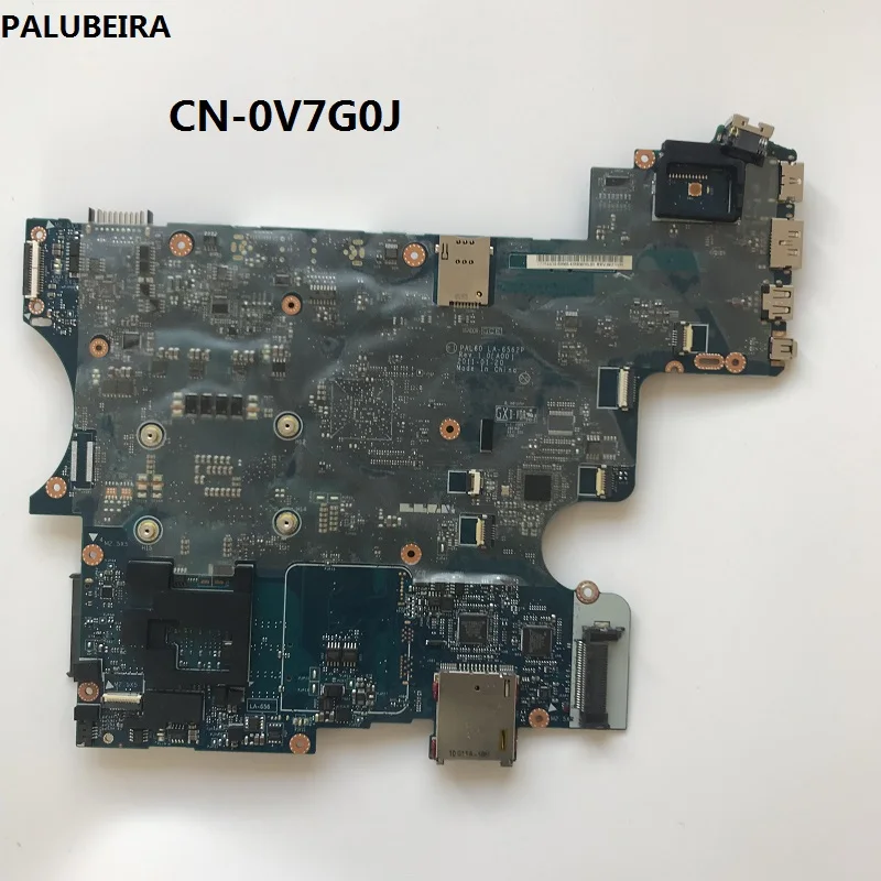PALUBEIRA Бесплатная доставка CN-0V7G0J для DELL E6520 материнская плата ноутбука 100% ТЕСТ ОК |