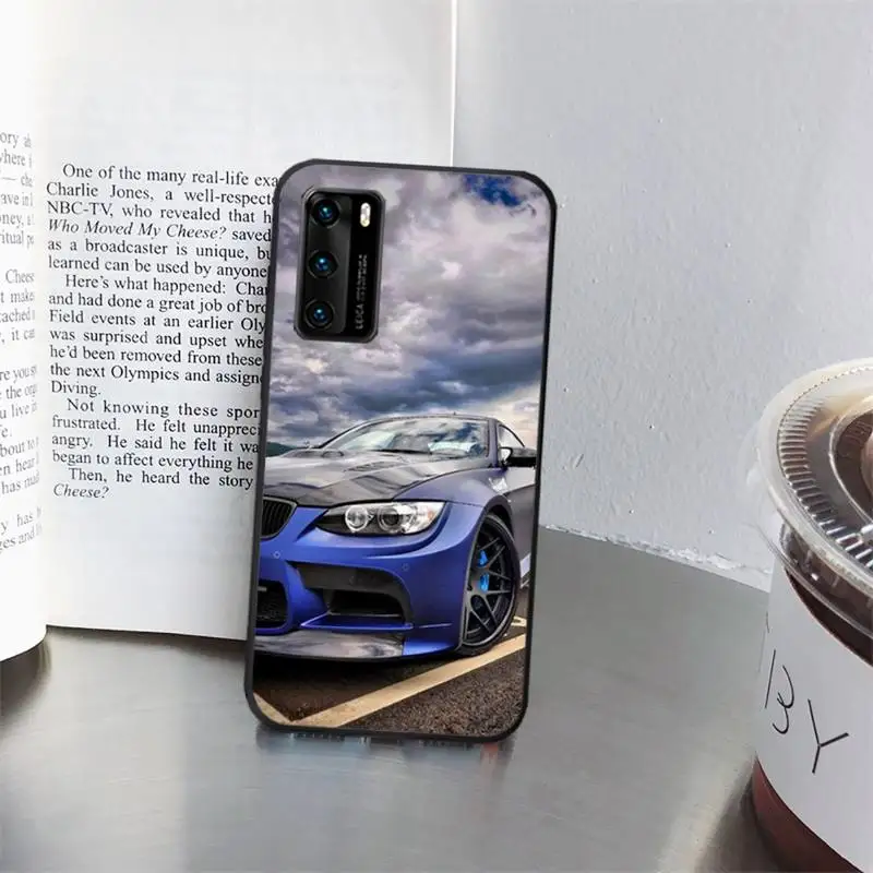 

top car BMW Blue Red Phone Case for huawei P40 pro lite P8 P9 P10 P20 P30 psmart 2019 2017 2018