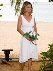 Женское шифоновое платье с V-образным вырезом, короткое пляжное Свадебное Платье До Колена, лето 2020
