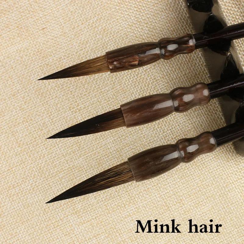 Кисть для каллиграфии из китайской норковой шерсти набор чернильных кистей