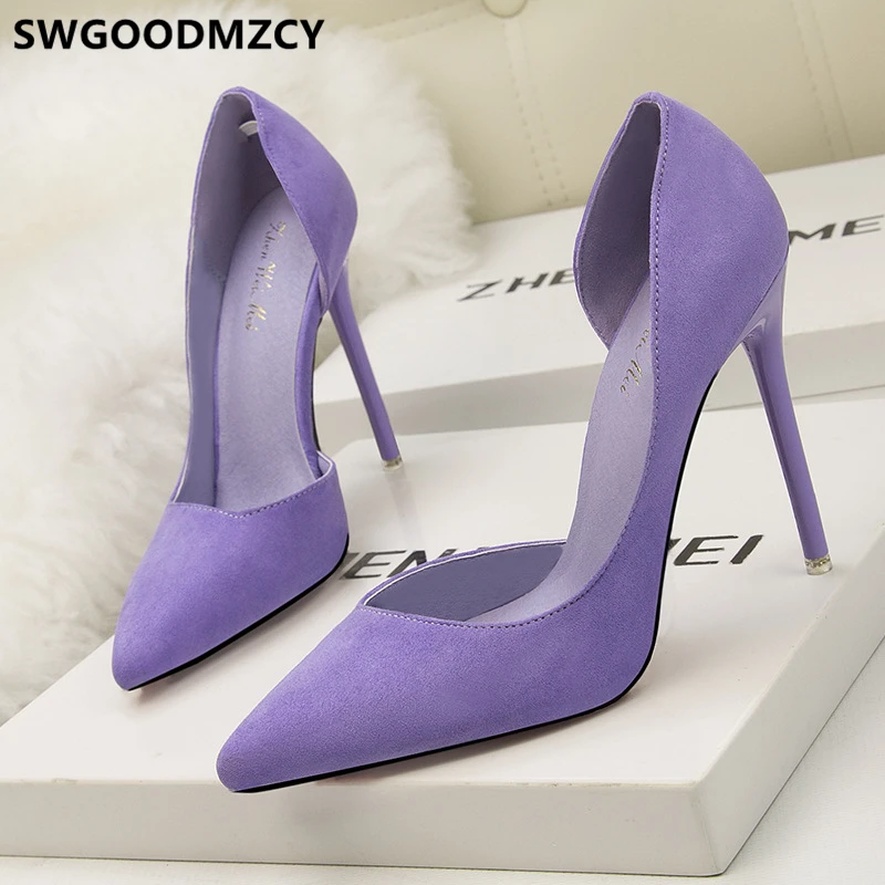 Туфли лодочки женские на высоком каблуке пикантные дизайнерские туфли роскошная