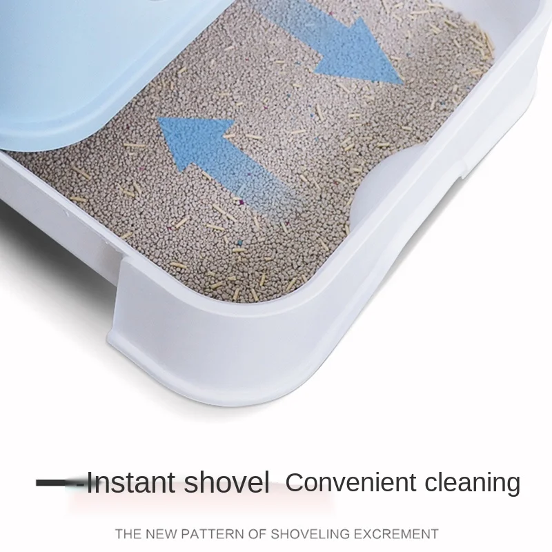 Современный большой контейнер для кошачьего туалета угловой кошачий Туалет с