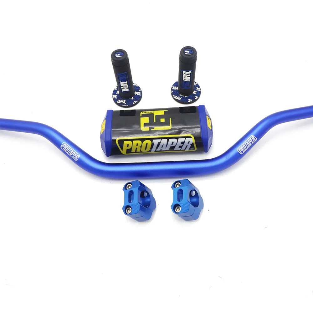 11/8 дюйма ручка 28 мм Pro конусные ручки металлические зажимы Pad MX Motorcross для YAMAHA YZ125 YZF