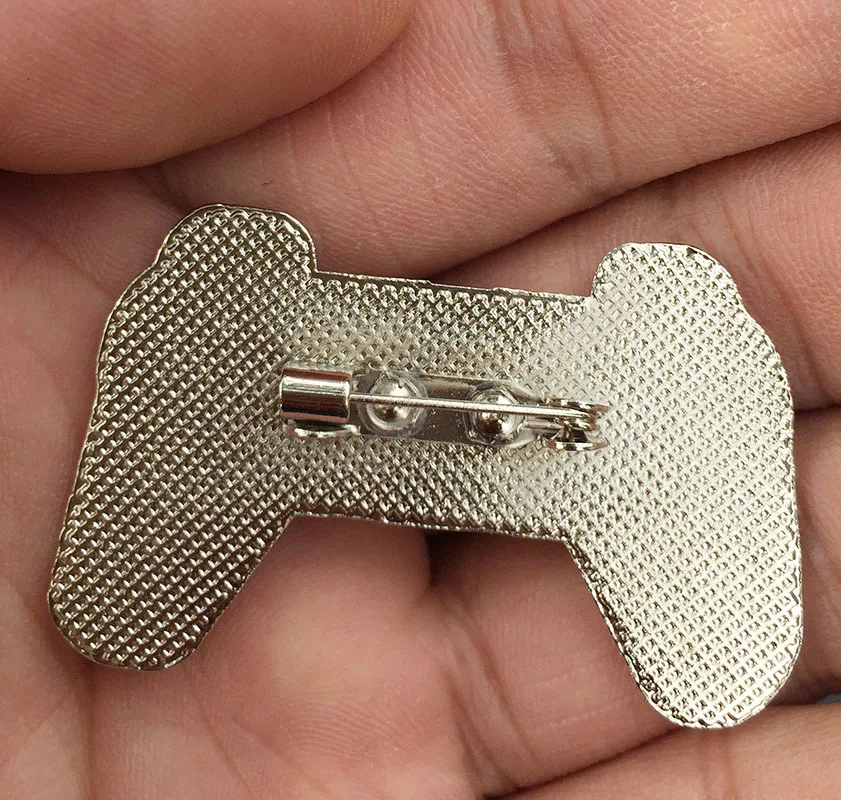 Видео игровой контроллер PlayStation Pin металлический значок брошь сплав булавки в подарочной коробке косплей коллекция подарок