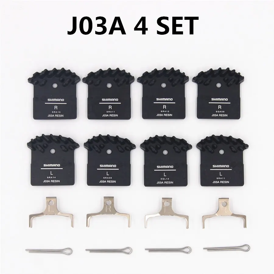 Новая SHIMANO J02a J03a колодки DEORE XT SLX DEORE J02a охлаждения Fin Ice Tech Тормозных колодок Mountain M785 M675 M7000 m8000 M9000 M6000