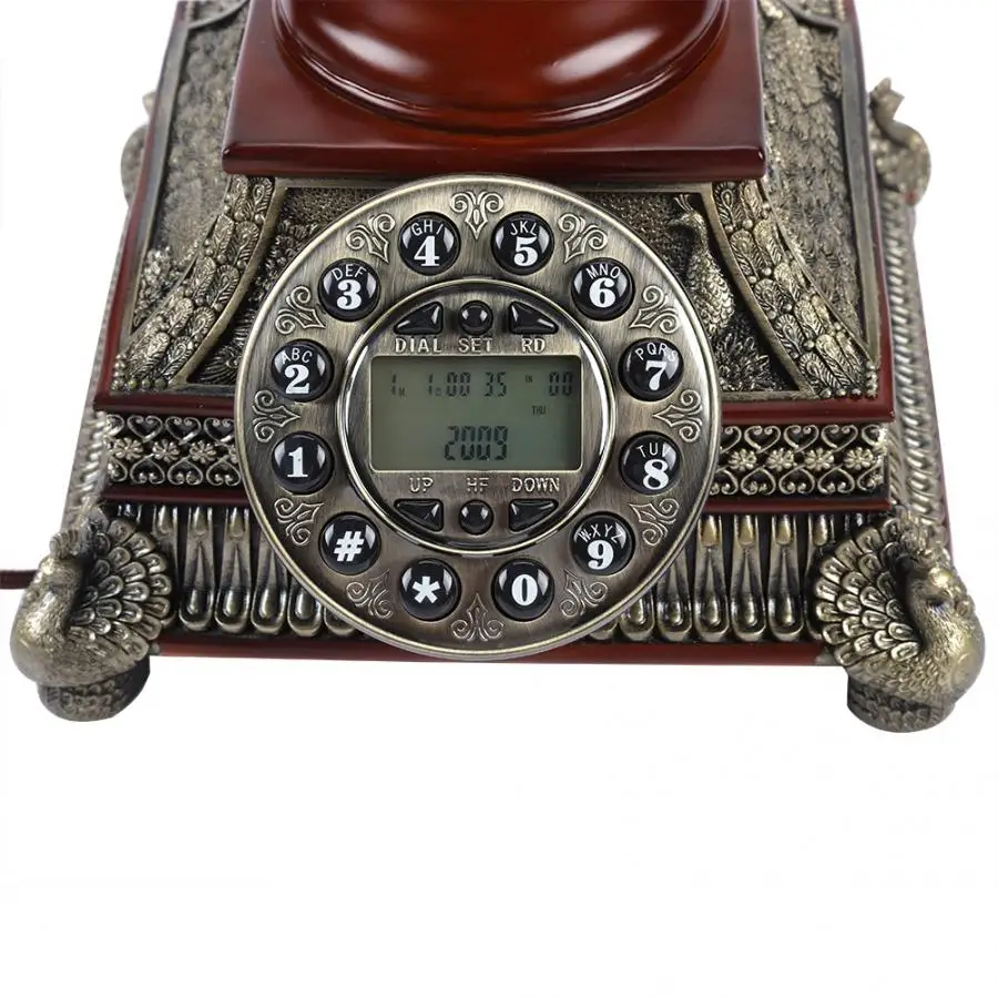 Европейский FSK/DTMF дисплей с вызовом и номером винтажный антикварный телефон