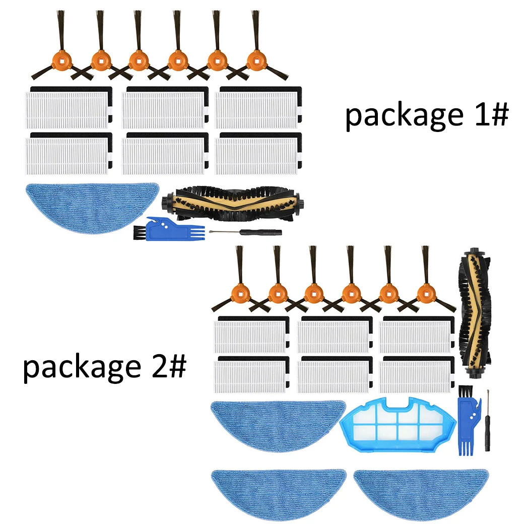 

Filter Side Brush Mop Replacement Parts Fit For Yeedi K700 Robot Vacuum Cleaner Efficient Filters Heavy-duty Side Brushes