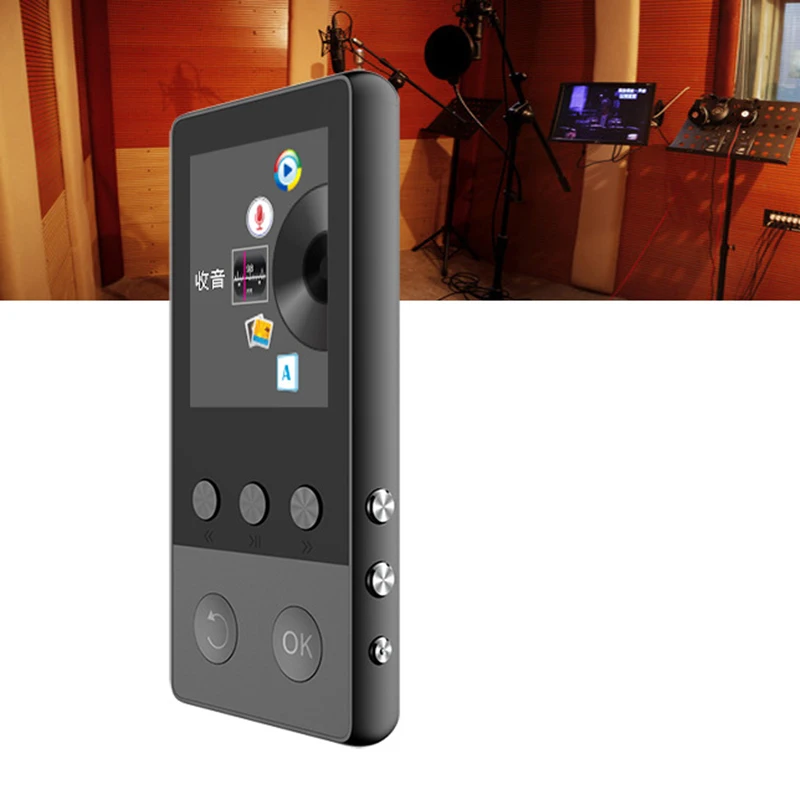 Металлический mp3 плеер Bluetooth портативный o Lossless HiFi музыкальный MP4 спортивный Walkman с