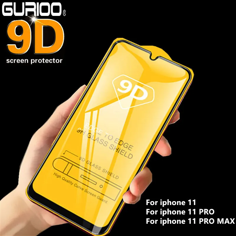 Защитное закаленное стекло для iphone 11 Pro Max 2019 Защита экрана 6 6S 7 8 Plus X XS XR изогнутое