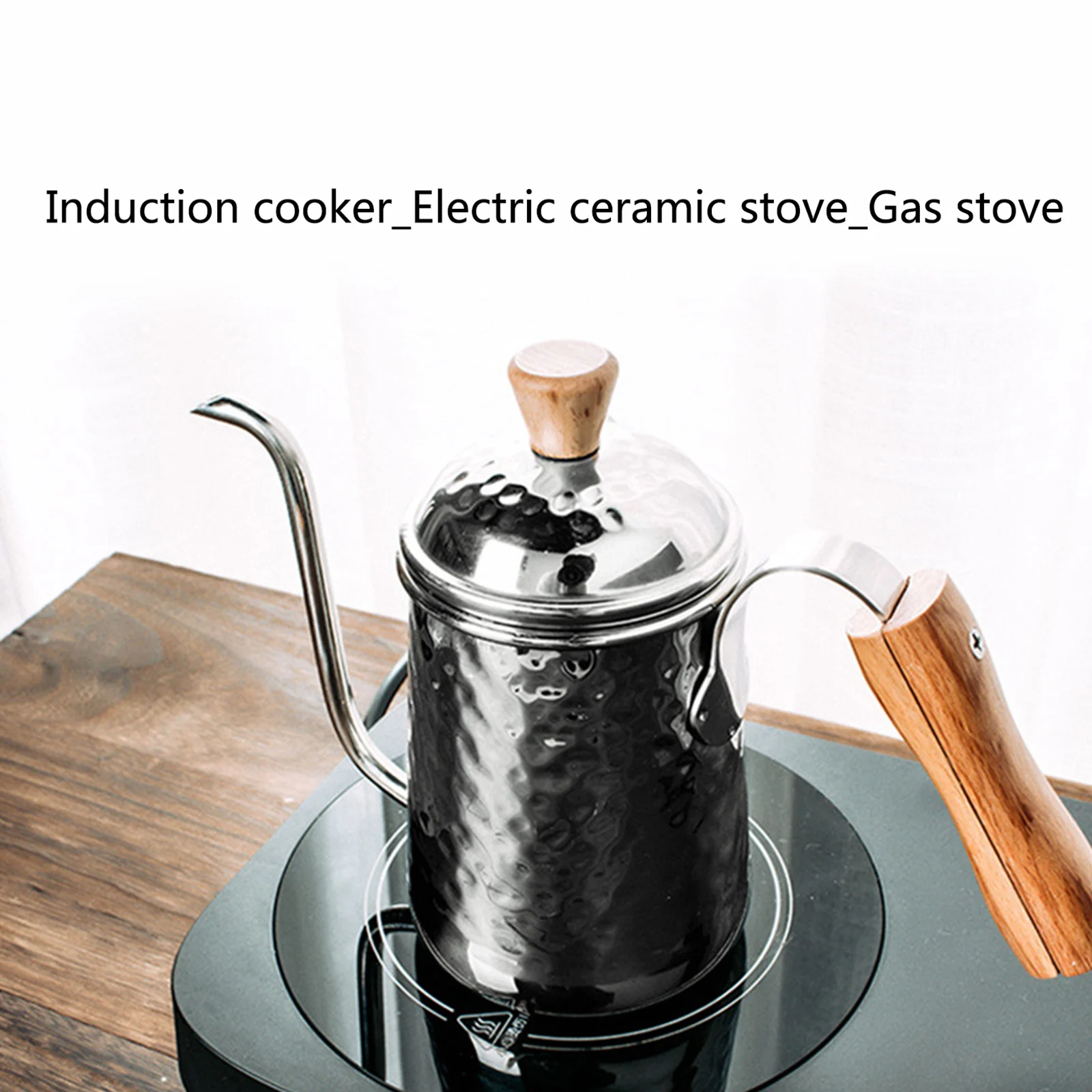 

Stainless steel barista quality handle drip gooseneck kettle for drip