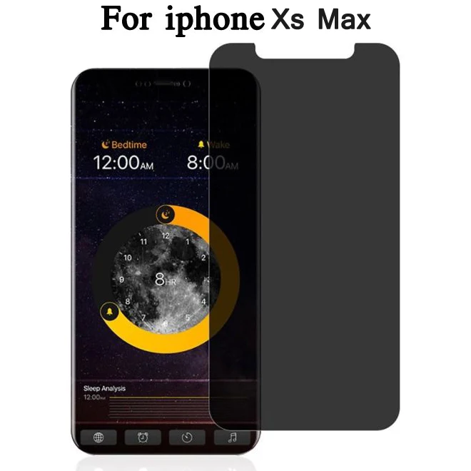 9H анти шпион Пип блики конфиденциальности защита экрана для iPhone X XS Max 11Pro Max 6 6s 7 8 Plus 8 Plus Закаленное стекло пленка - Цвет: for iPhone Xs Max