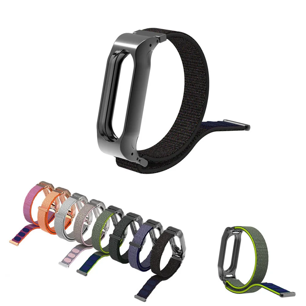 Mi Band 2 ремешок нейлоновая петля для Xiaomi mi Группа 2 браслет mi Band 2 OLED Ремешок Браслет