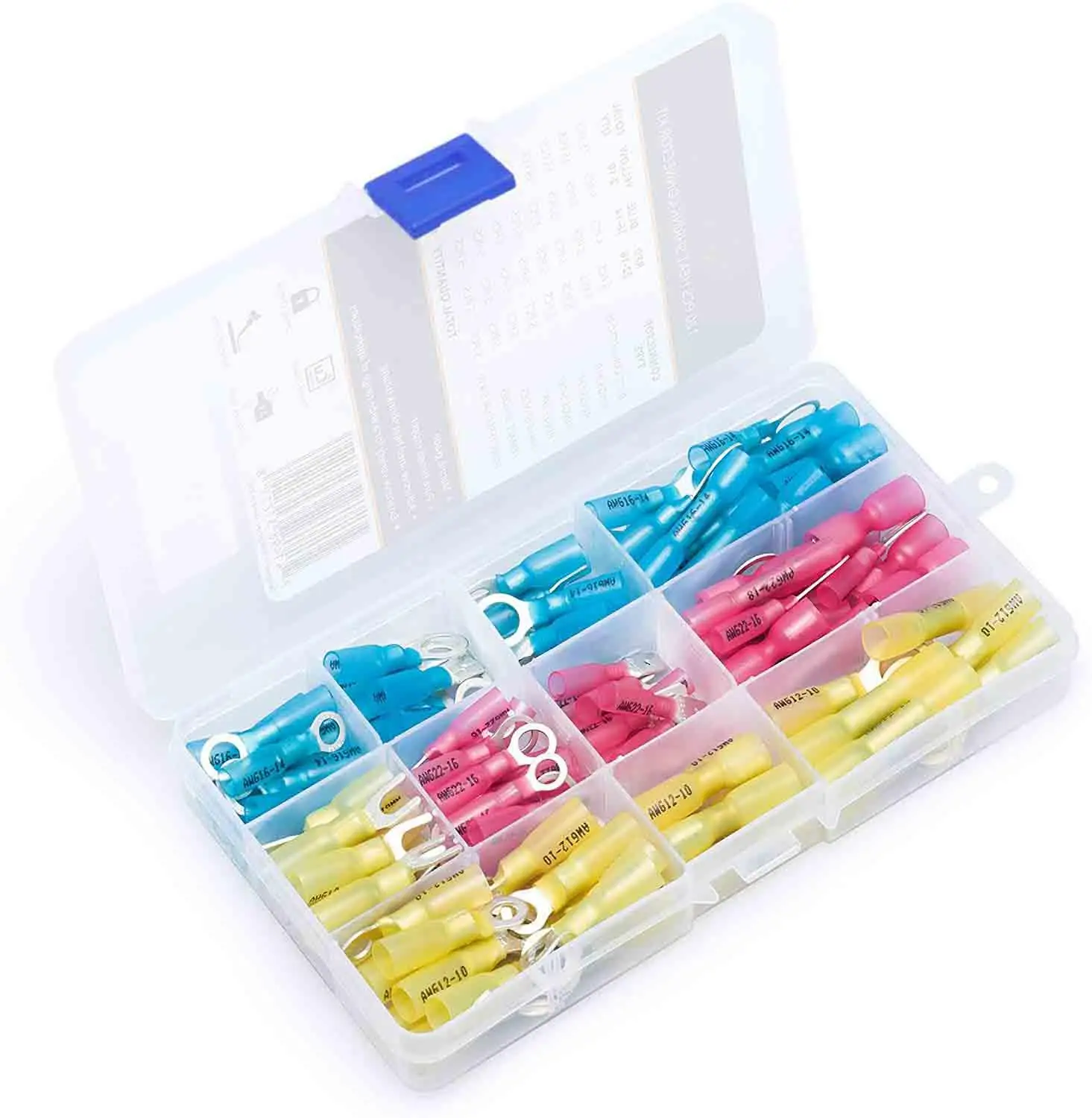 

240/250/270/120PCS de Dissipadores de Calor Selo Fio do Cabo ElÃ©trico Isolado Butt Friso Conector de Emenda Ã€ Prova D' Ãgua kit
