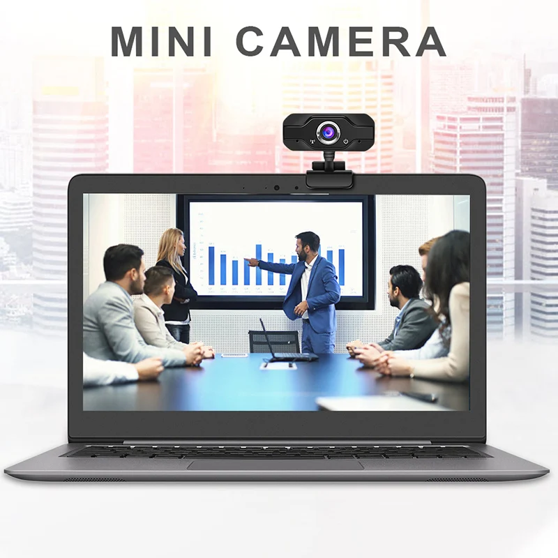 

1080P HD USB 2.0 Computer Camera Built-in stereo microphone Webcam Support Video Conferencing Live Streaming Camera for PC Home