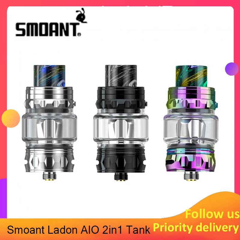 Оригинальный Smoant Ladon AIO 2в1 бак 4 0/6 0 мл электронная сигарета атомайзер подходит для