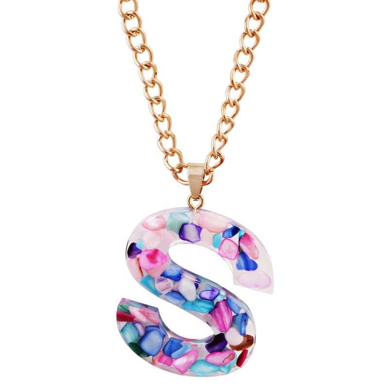 Женское Ожерелье-чокер из сплава с подвеской в виде букв | Украшения и аксессуары