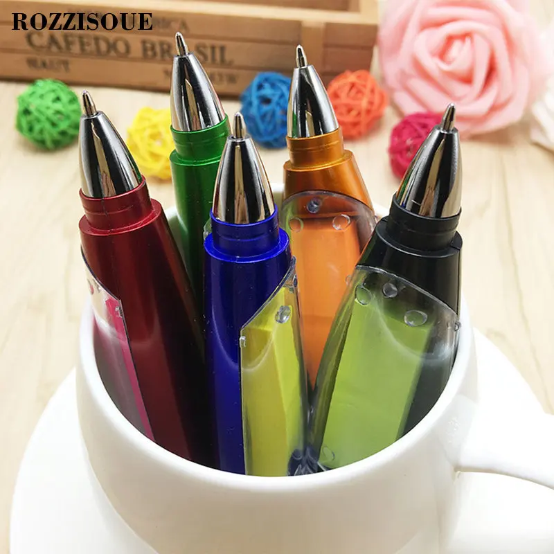 Creative Funny Pen Memo Me Ballpoint Sticky Notes School Supplies Pads Notepad Post It Spinning Pens Cute Gift |