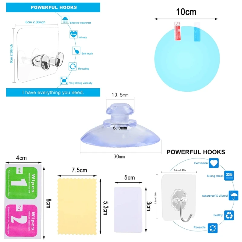 

Anti-Fog Shower Mirror Bathroom Fogless Fog Free Shaving Mirror Washroom Travel Accessories for Men Women