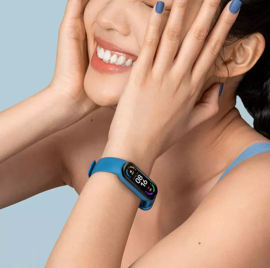 

Newest Xiaomi Mi Band 6 1.56" AMOLED Display 326PPI Retina Screen Blood Oxygen Sleep Heart Rate Monitor Up 14 Days Standby Time