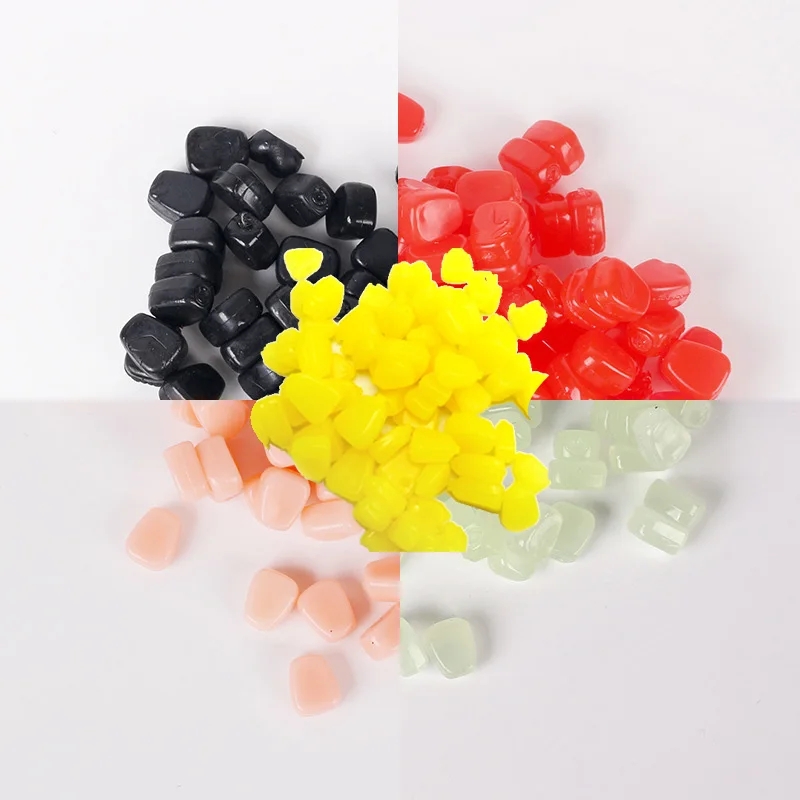 

50pcs Lure Corn Silicone smell Soft Bait Floating water corn carp Fishing Lures With the cream smell of Artificial rubber baits