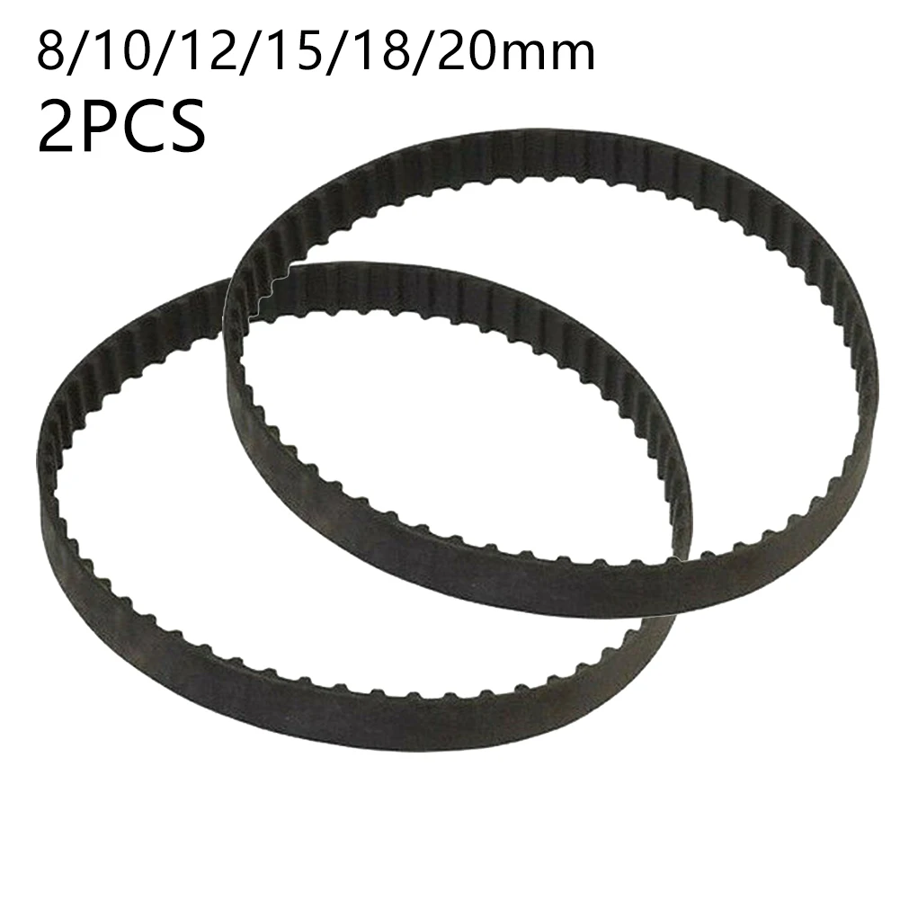 

2x Rubber Timing Belt 120XL /60 Teeth Timing Belt Trapezoidal Tooth Drive Belt