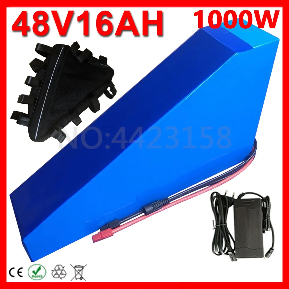 48V 1000W 750W 500 ваттовый мотовелосипед Батарея 20Ah 18Ah 15Ah 13Ah фара для электровелосипеда