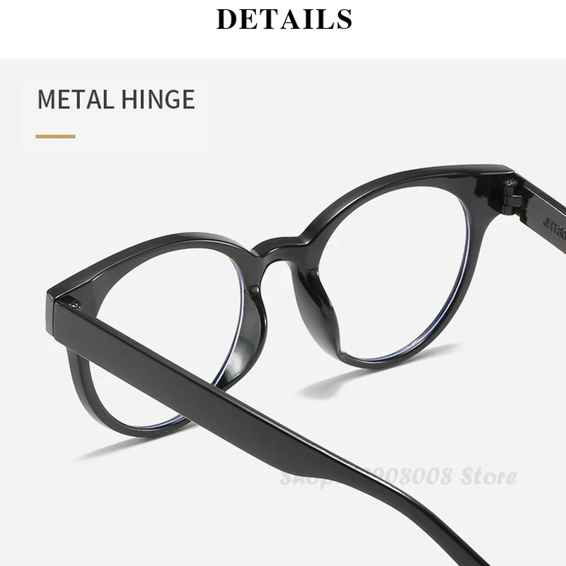 Очки с защитой от сисветильник для женщин и мужчин модные круглые прозрачные