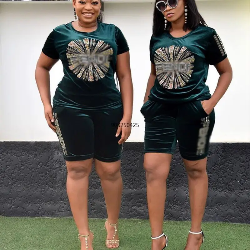 Бархатная африканская женская одежда на осень и зиму мусульманский комплект из 2