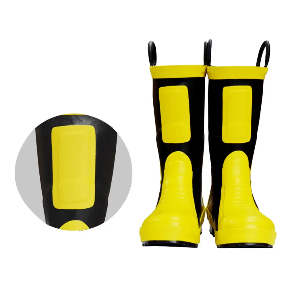 DA-085 High Temperature Resistant Rubber Fire Fighting Safety Boots Heat Proof Shoes Work | Безопасность и защита