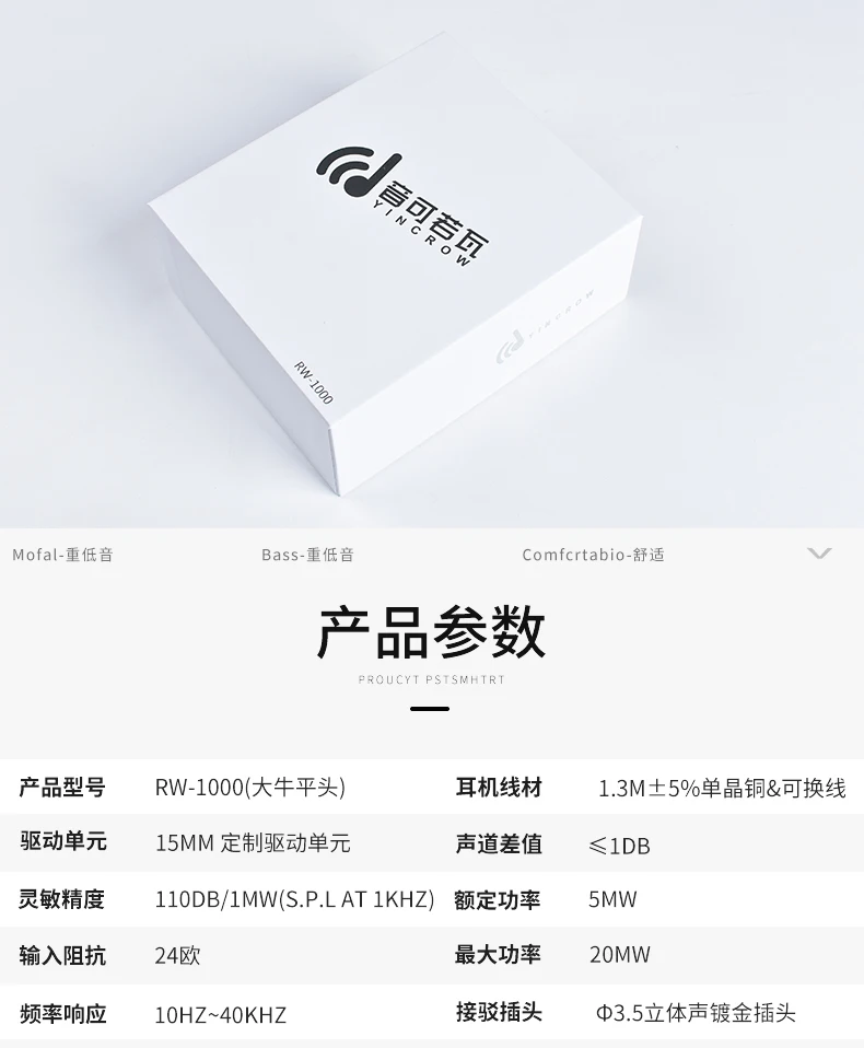Yincrow RW-1000 3,5 мм флагманские наушники HIFI металлические наушники с ЧПУ 15 мм динамический съемный MMCX кабель KP120 BK PK2 EBX ST-10 RW1000
