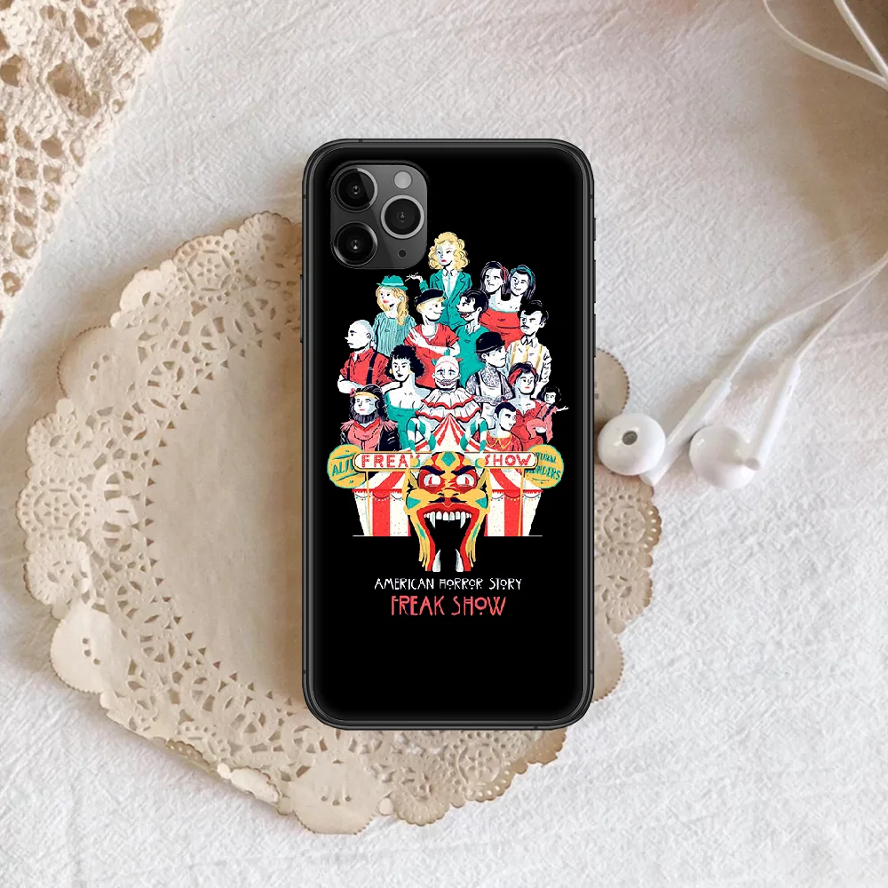 

AHS American Horror Story Phone Case Cover Hull For iphone 5 5s se 2020 6 6s 7 8 12 mini plus X XS XR 11 PRO MAX black Prime