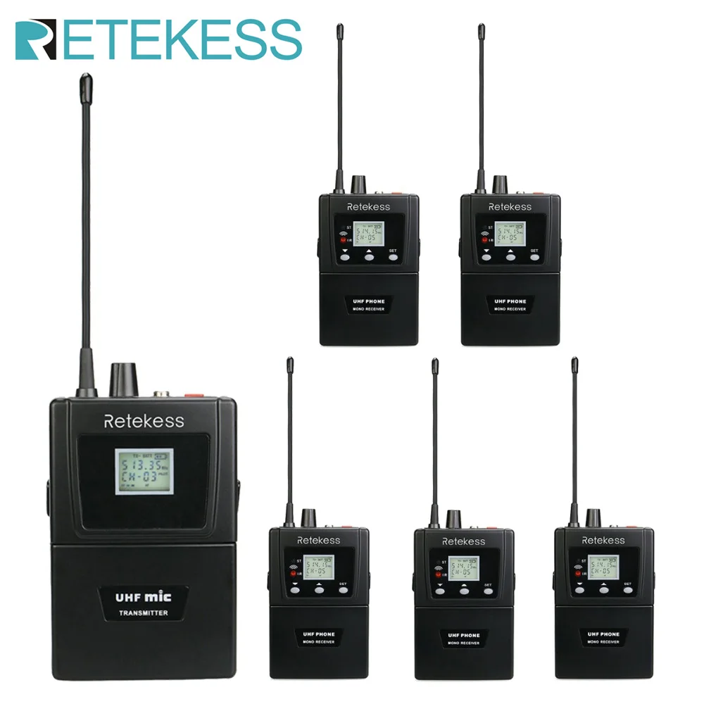 Беспроводная Конференц система RETEKESS радиочастотная одновременной